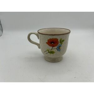 Vintage Mikasa Poppy  Parade‎ Coffee Mug, Tea Cup -Set of 3